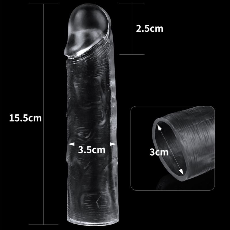 Flawless Penis Extender Sleeve by Lovetoy - Penis Sleeves and Extenders