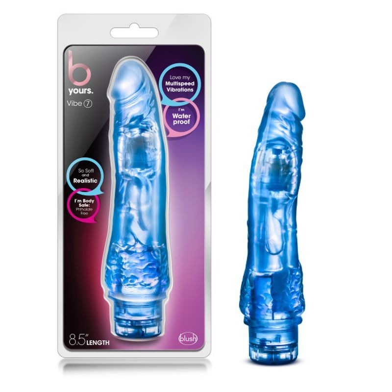 B Yours Vibe No 7 Vibrating Dildo by Blush Novelties - Vibrating Dildos