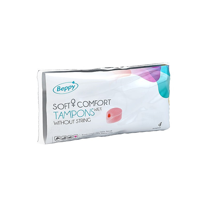 Soft+Comfort Wet Condom 4 Pc by Beppy - Condoms