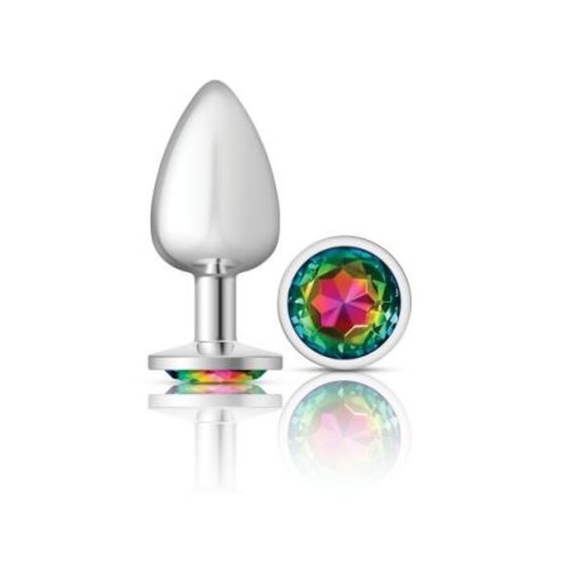 Cheeky Charms Round Butt Plug w/ Jewel by Viben - Butt Plugs
