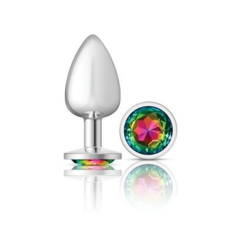 Cheeky Charms Round Butt Plug w/ Jewel by Viben - Butt Plugs