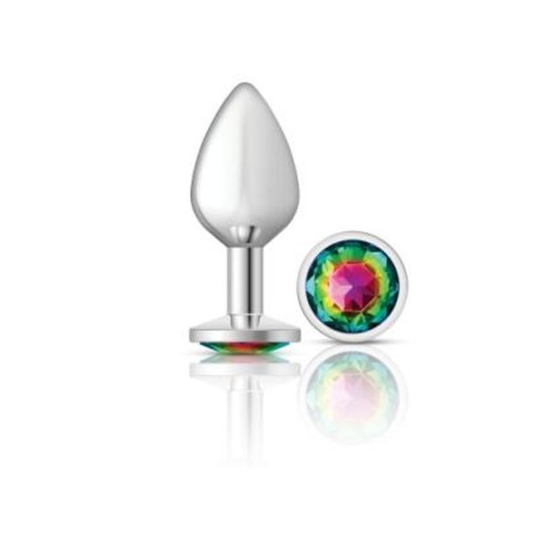 Cheeky Charms Round Butt Plug w/ Jewel by Viben - Butt Plugs