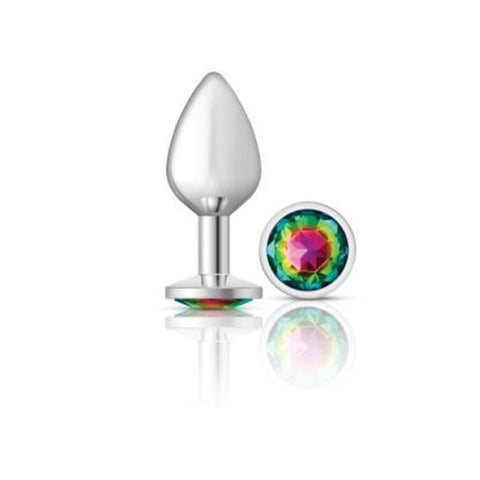 Cheeky Charms Round Butt Plug w/ Jewel by Viben - Butt Plugs