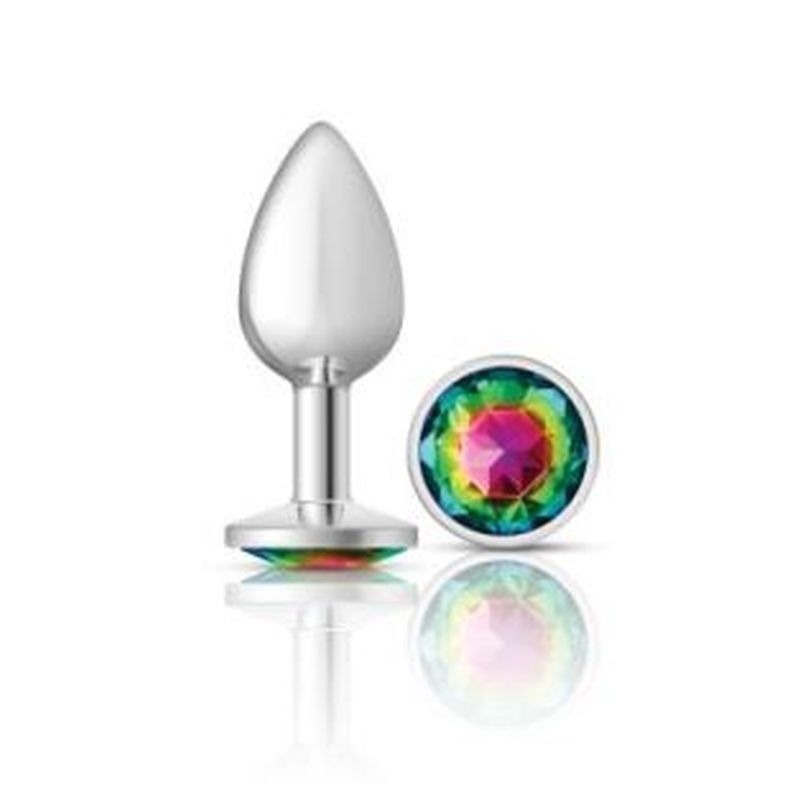 Cheeky Charms Round Butt Plug w/ Jewel by Viben - Butt Plugs