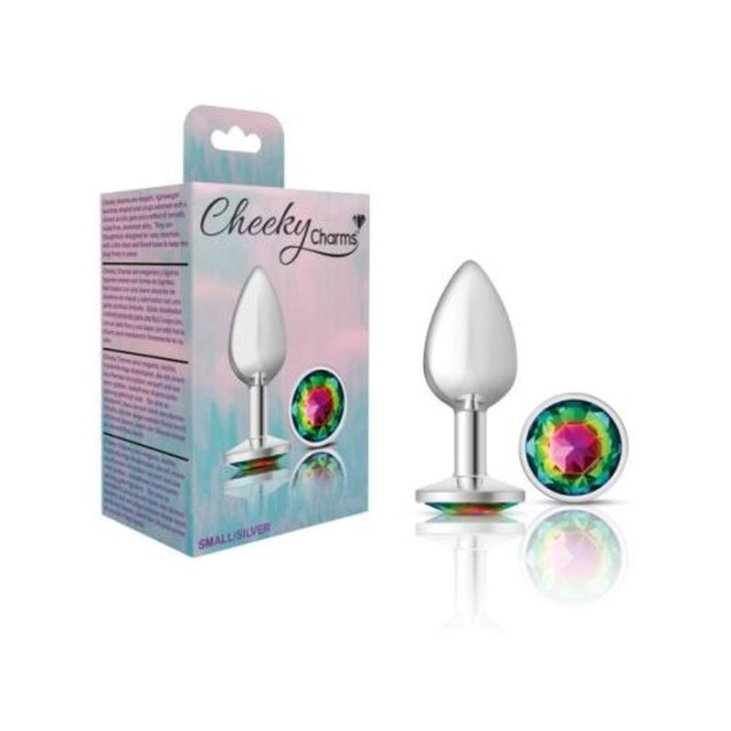 Cheeky Charms Round Butt Plug w/ Jewel by Viben - Butt Plugs