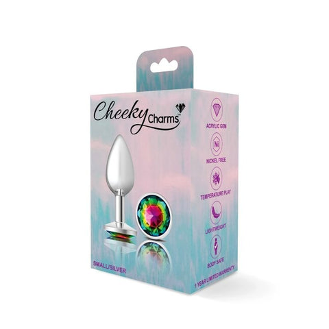 Cheeky Charms Round Butt Plug w/ Jewel by Viben - Butt Plugs