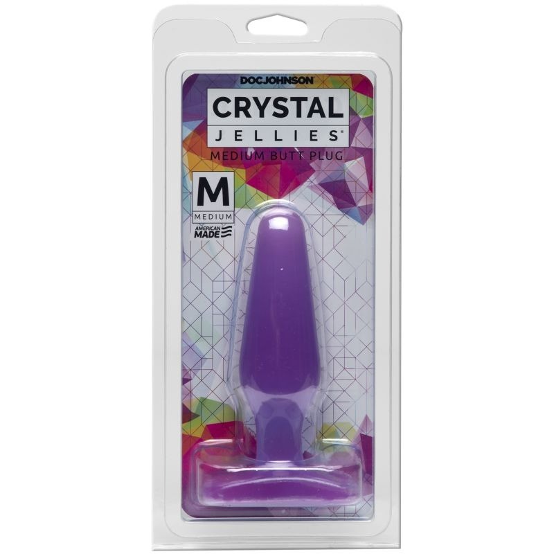 Crystal Jellies 5 Inch Medium Butt Plug by Doc Johnson - Butt Plugs