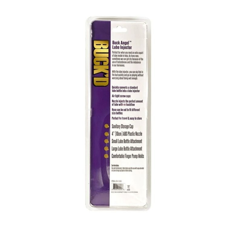 Spout Silicone Lube Injector by Demon Kat - Massage Oils and Lubricants