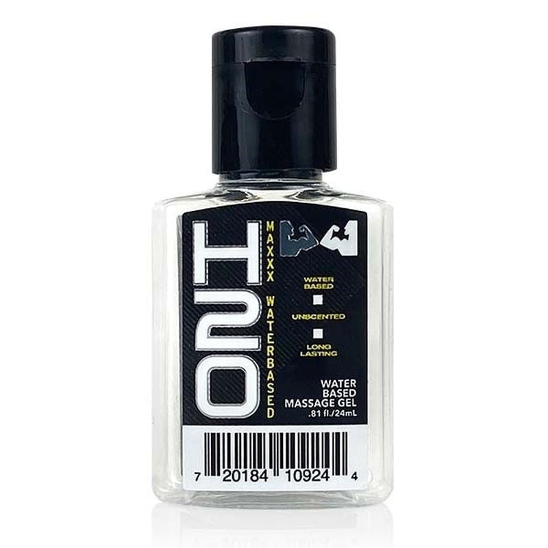 H2O MAXXX Lubricant Gel Travel Size by Elbow Grease - Water Based Lubes