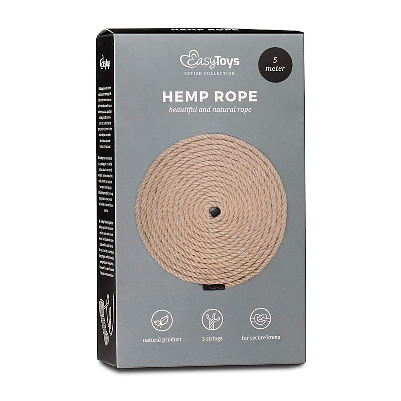 Bondage Rope Hemp by Easytoys - Cuffs And Restraints