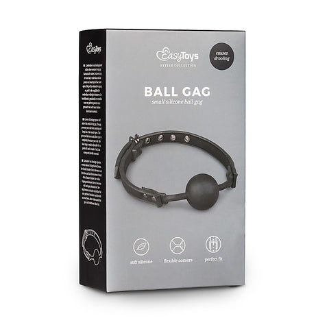 Ball Gag With Silicone Ball by Easytoys - Bondage Gags and Bits