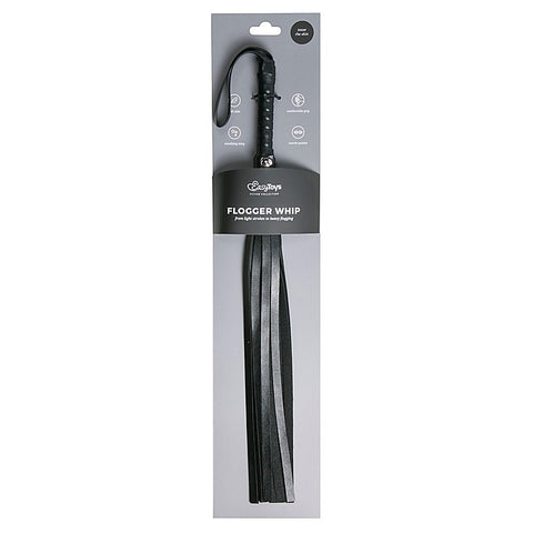 Flogger Whip Leather by Easytoys - Whips And Crops
