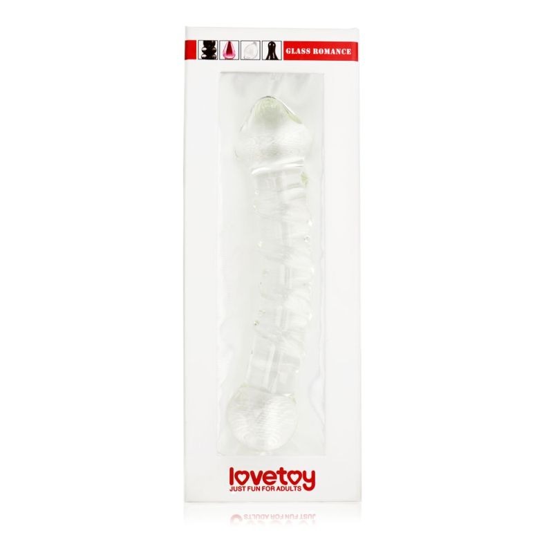 Glass Romance 5 Glass Sex Toy Clear by Lovetoy - Glass Sex Toys