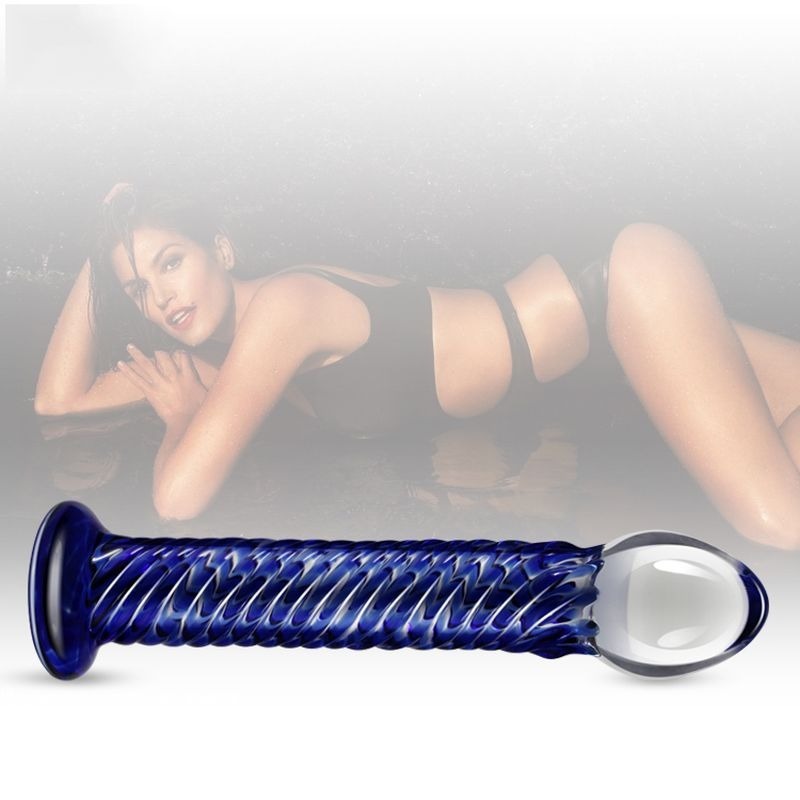 Glass Romance 7 Glass Dong by Lovetoy - Glass Sex Toys