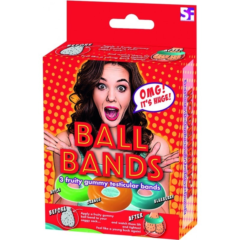 Ball Bands Gummy Cock Ring by Hott Products - Party Gifts and Novelties