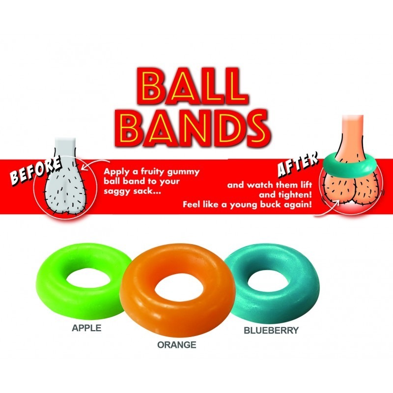 Ball Bands Gummy Cock Ring by Hott Products - Party Gifts and Novelties