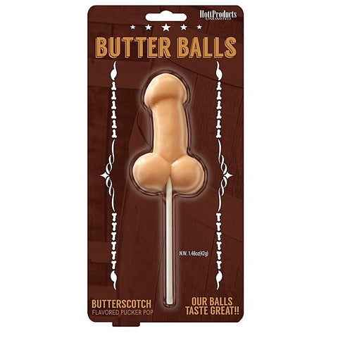Butterballs Butterscotch Pecker Pop Party Gift - Party Gifts and Novelties