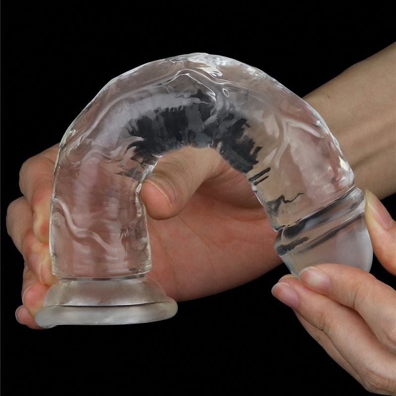 Super Realistic Clear Dildo 7 Inch by Lovetoy - Realistic Dildos