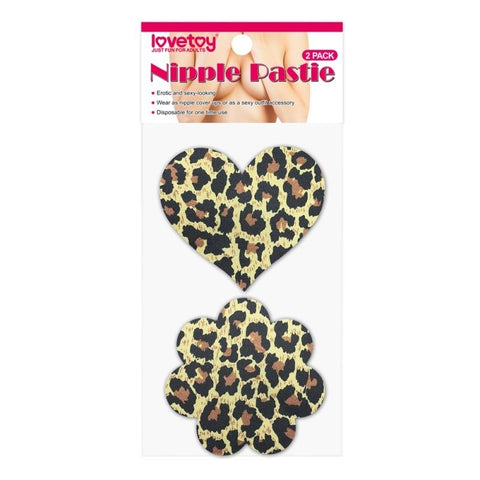 Leopard Sexy Nipple Pasties Twin Pk by Lovetoy - Breast and Nipple Toys