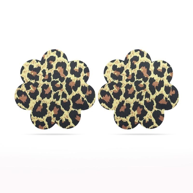 Leopard Sexy Nipple Pasties Twin Pack by Lovetoy - Breast and Nipple Toys