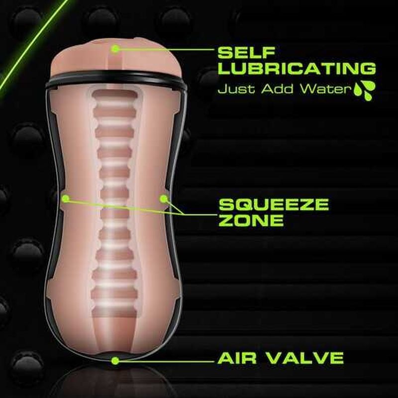 M for Men Soft and Wet Stroker Cup by Blush Novelties - Masturbators and Strokers