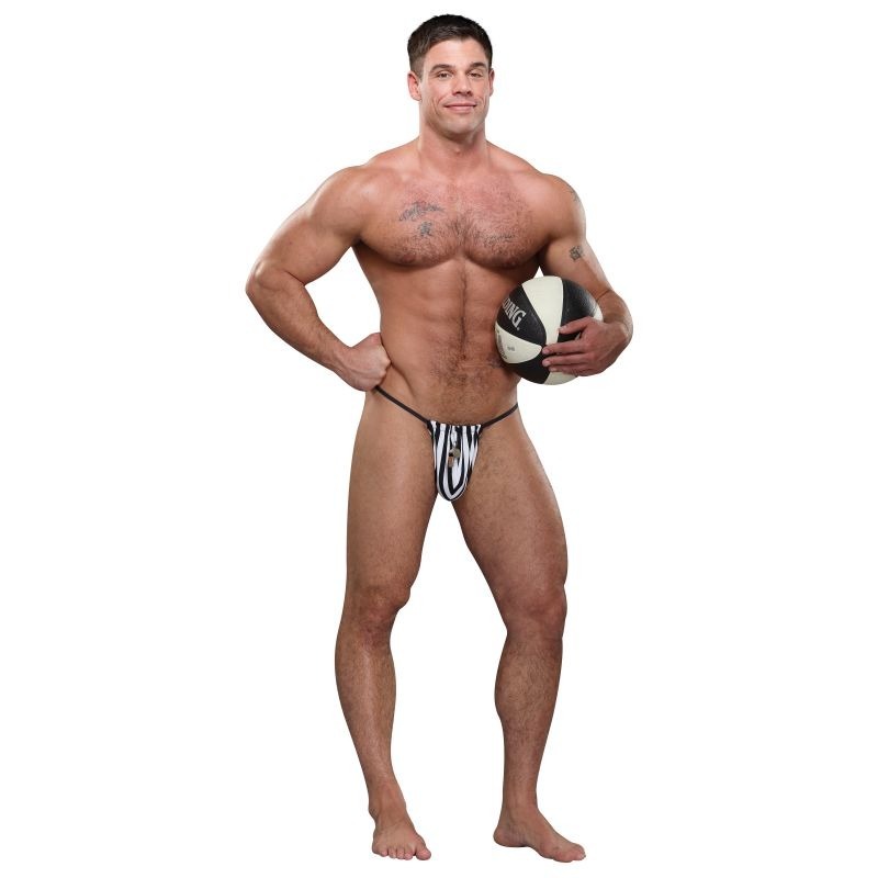 Referee Novelty G-String by Magic Silk - Jocks and G-Strings