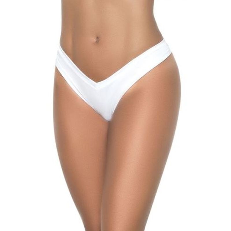 High Leg Thong Panties White by Mapale - G-Strings, Panties and Shorts