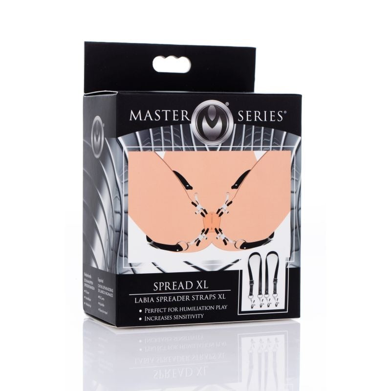 Spread Labia Spreader Straps by XR Brands - Spreaders and Hangers