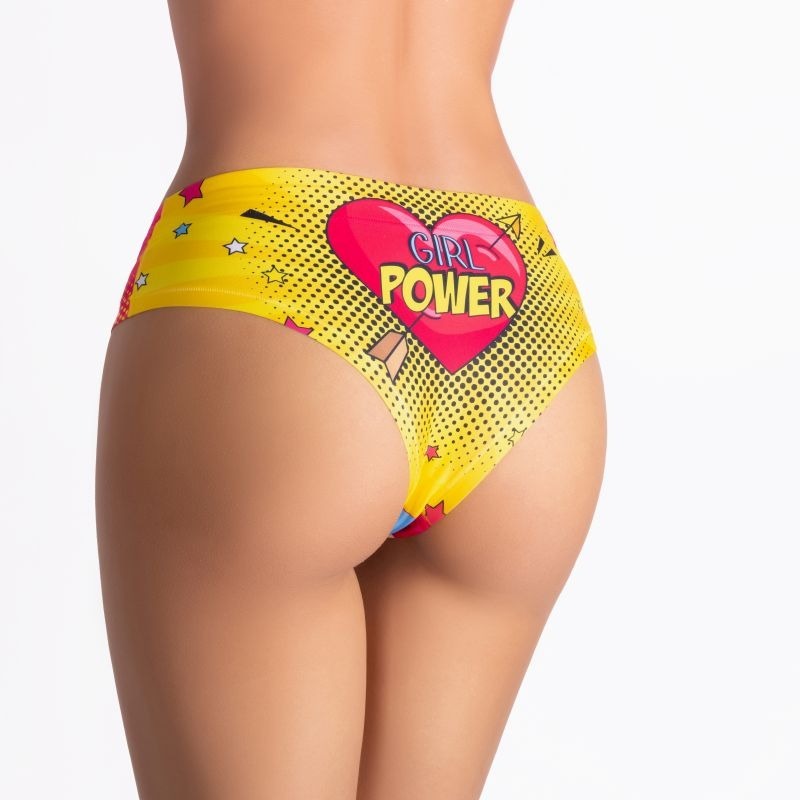 Comics Strong Girl Slip by Mememe Lingerie - G-Strings, Panties and Shorts