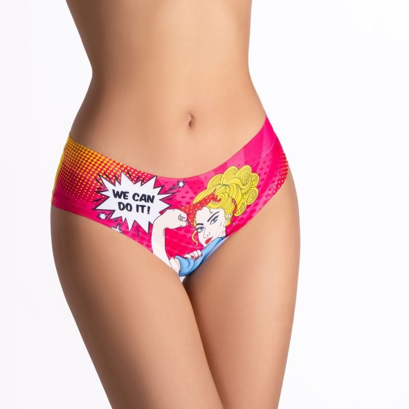 Comics Strong Girl Slip by Mememe Lingerie - G-Strings, Panties and Shorts