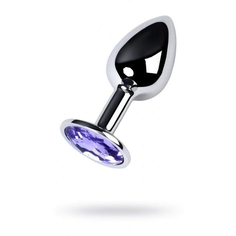 Metal Anal Plug w/ Topaz Crystal by ToyFa - Butt Plugs