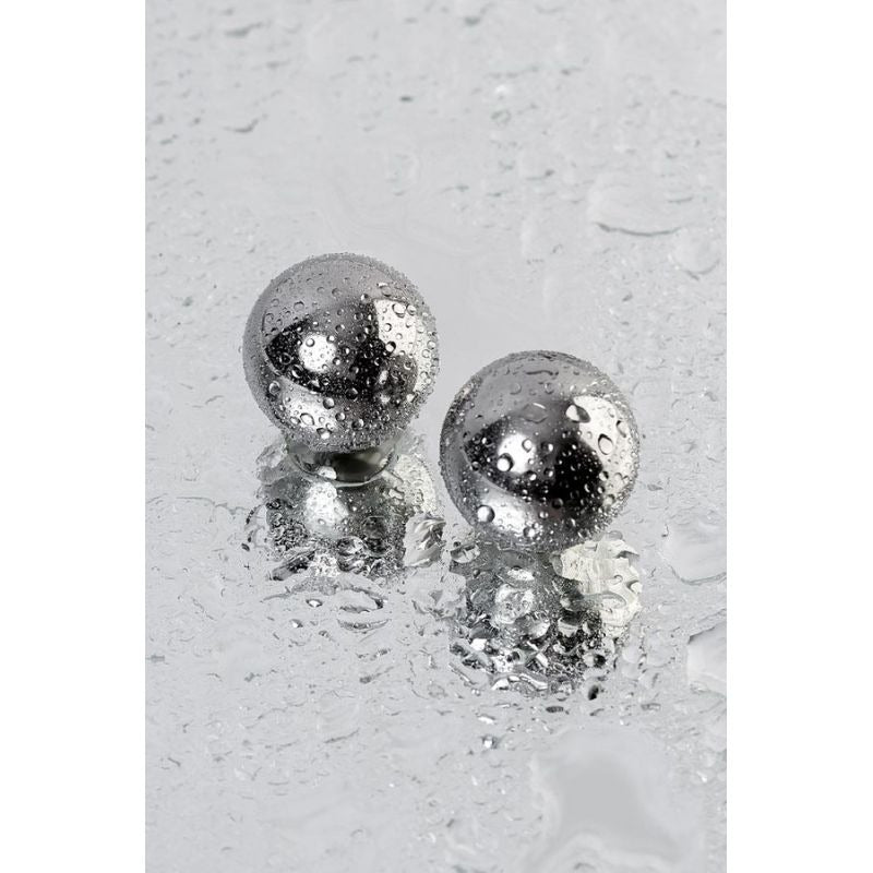 Metal Silver 2 Piece Vaginal Balls by ToyFa - Love Eggs and Kegel Exercisers