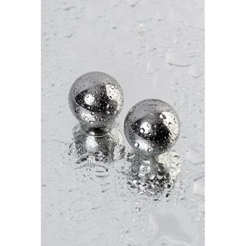 Metal Silver 2 Piece Vaginal Balls by ToyFa - Love Eggs and Kegel Exercisers