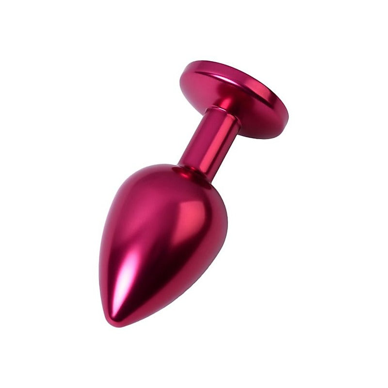 Metal Anal Plug w/ Crystal by ToyFa - Butt Plugs