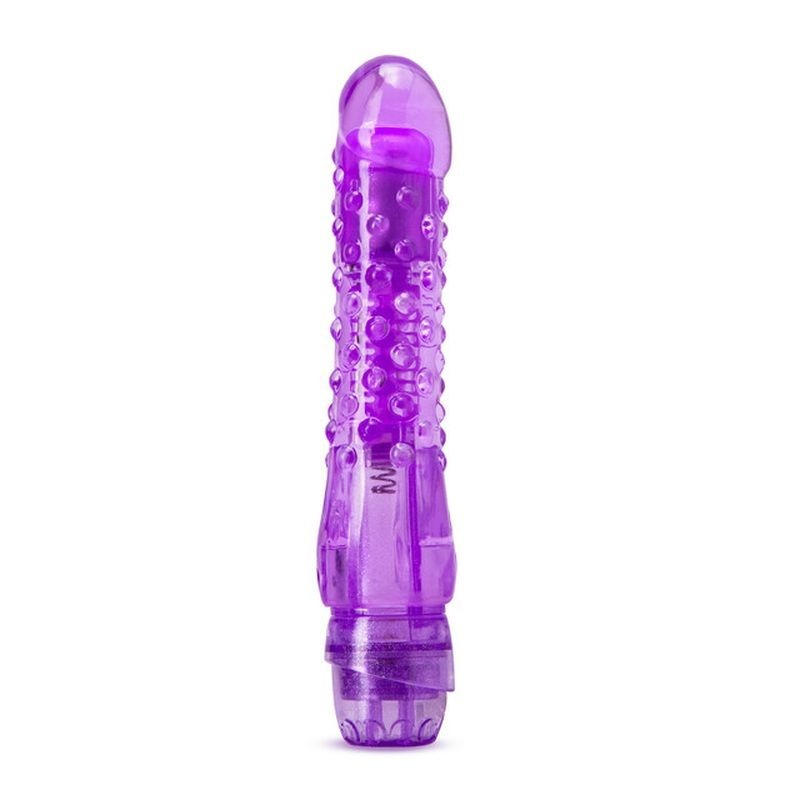 Naturally Yours Bump n Grind Vibrating Dildo Purple - Vibrating Dildos