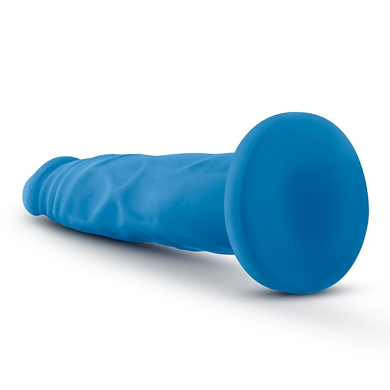 Neo Dual Density Cock Neon Realistic Dildo Blue - Realistic Dildos