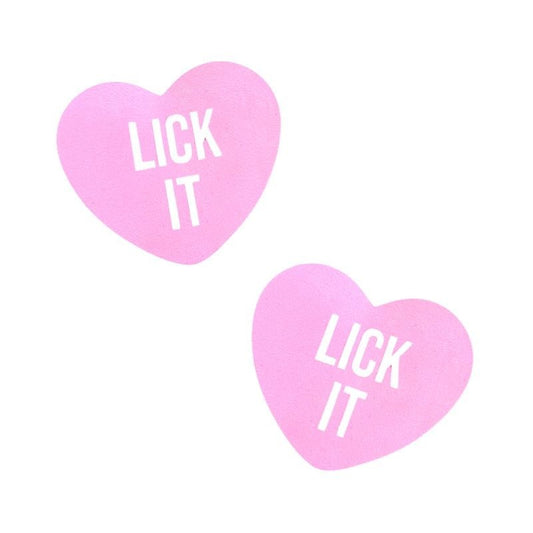 Lick It Love Heart Pasties Costume by Neva Nude - Fancy Dress Ups