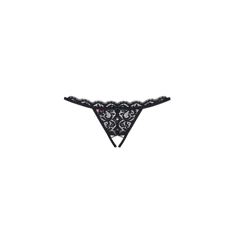 Crotchless Lace Womens Thong 831 by Obsessive - G-Strings, Panties and Shorts
