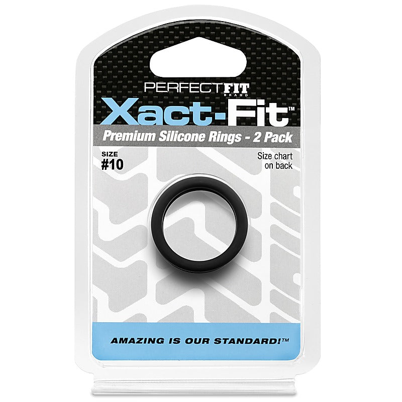 Xact-Fit #10 Stretchy Cock Rings by Perfect Fit - Cock Ring Sets