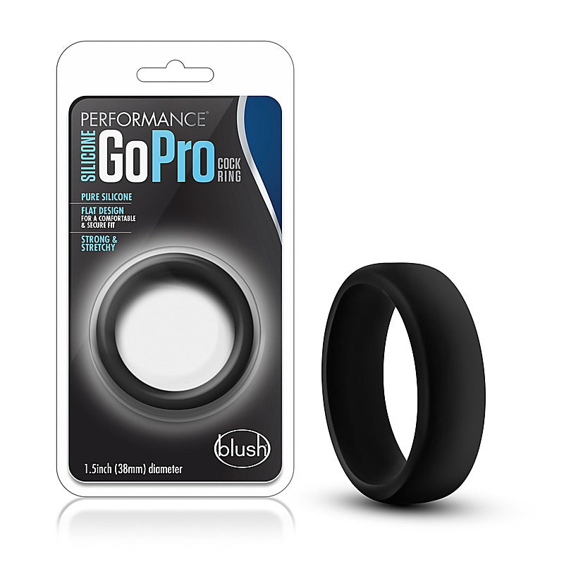 Performance Silicone Go Pro Cock Ring by Blush Novelties - Stretchy Cock Rings