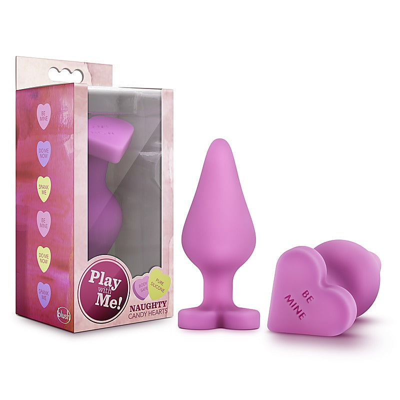 Naughty Candy Heart Be Mine Butt Plug by Blush Novelties - Butt Plugs