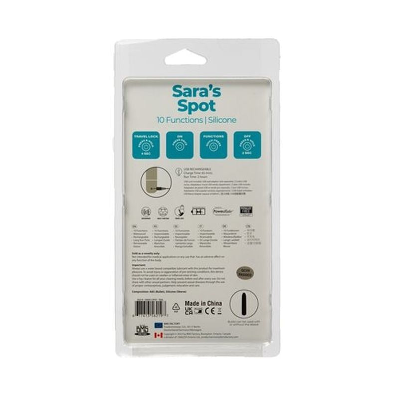 Power Bullet Sara's Spot Vibrator by BMS Factory - G-Spot Vibrators