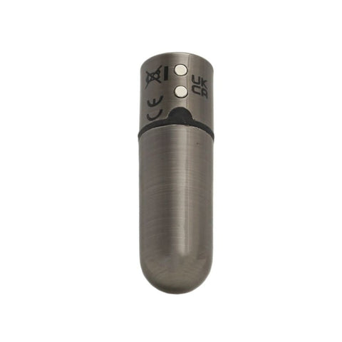 Power Bullet First Class Rechargeable w/ Crystal Gun Metal - Bullet Vibrators