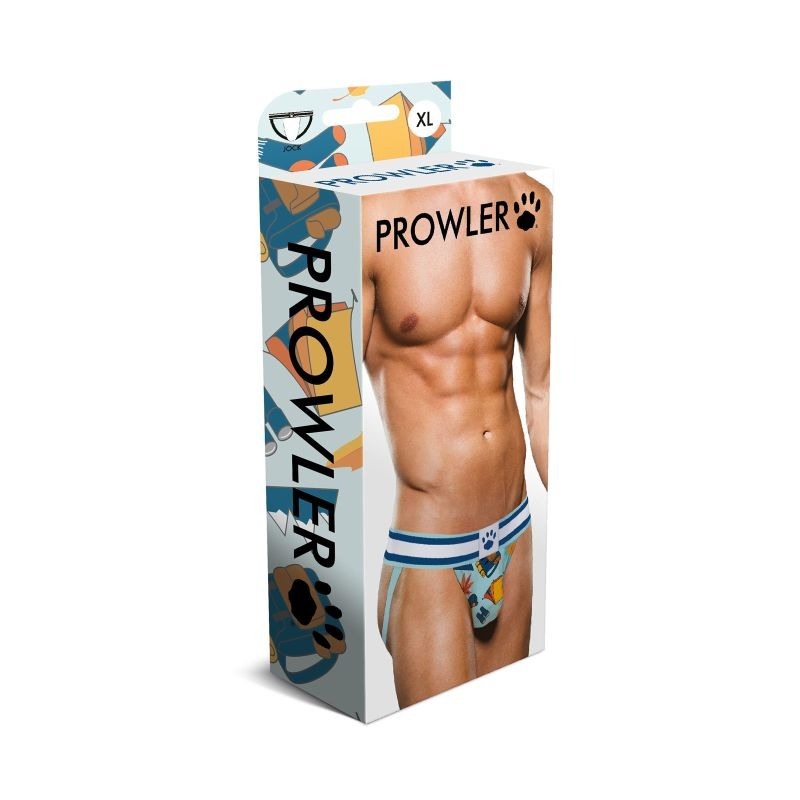 Autumn Blue and White Mens Jock Strap by Prowler - Jocks and G-Strings