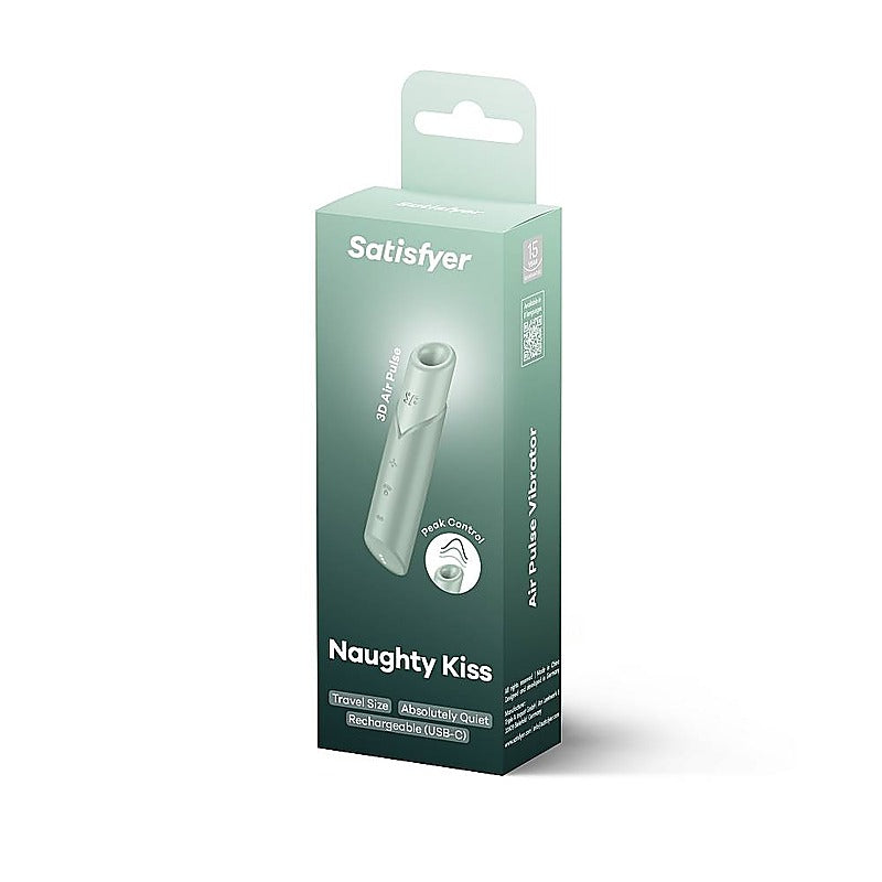 Naughty Kiss Clit Vibrator by Satisfyer - Clit Ticklers and Pulsators