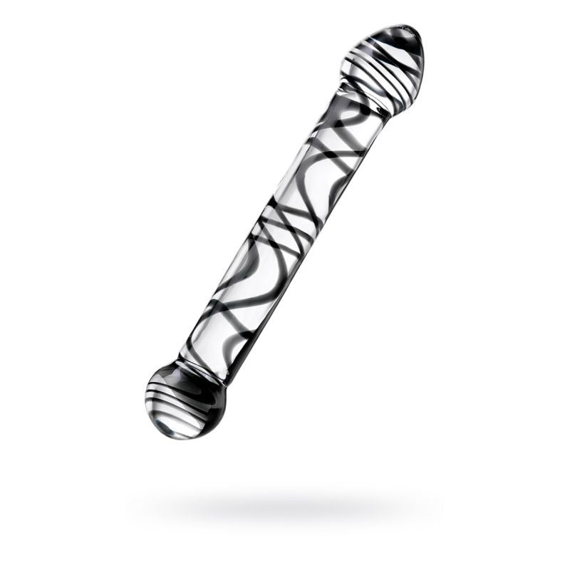 Sexus Glass Dildo Duo Swirl by ToyFa - Glass Sex Toys