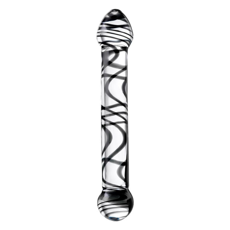 Sexus Glass Dildo Duo Swirl by ToyFa - Glass Sex Toys