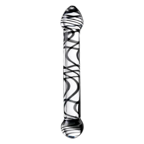 Sexus Glass Dildo Duo Swirl by ToyFa - Glass Sex Toys