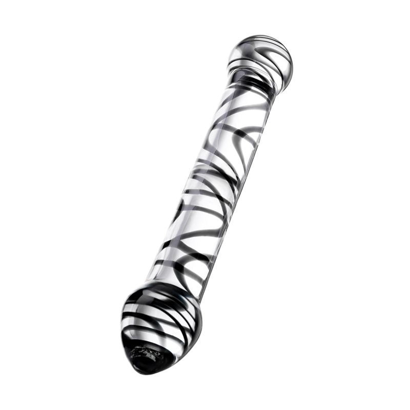 Sexus Glass Dildo Duo Swirl by ToyFa - Glass Sex Toys
