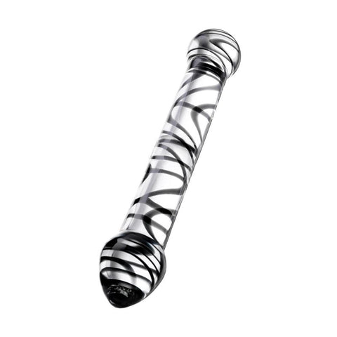 Sexus Glass Dildo Duo Swirl by ToyFa - Glass Sex Toys